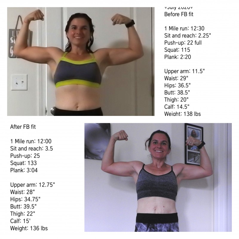 push up results before and after