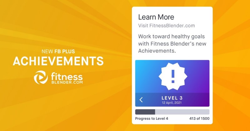 New FB Plus Feature: Achievements (+New Workout!), Community